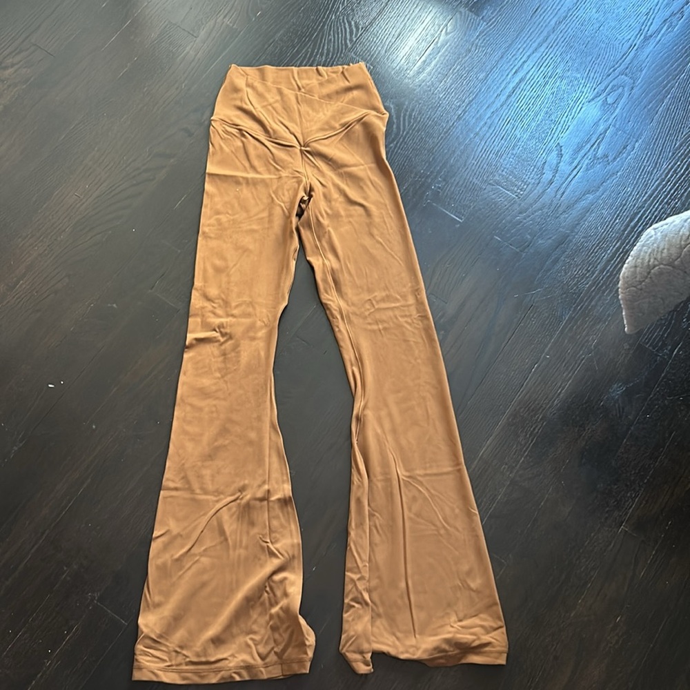 Aerie Brown Flared Leggings Medium - Picture 2 of 3
